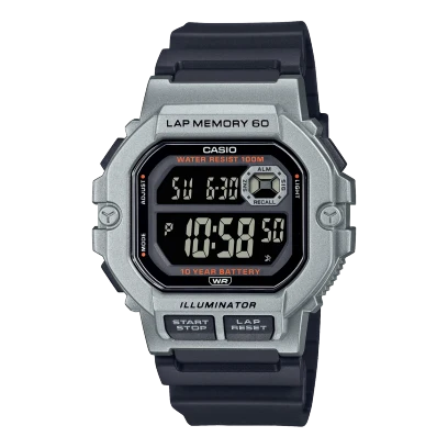 Casio Resin Band Watch WS-1400H-1BVDF