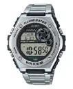 Casio Stainless Steel Triple-Fold Clasp Watch MWD-100HD-1AVDF