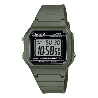 Casio Resin Band Watch W-217H-3AVDF