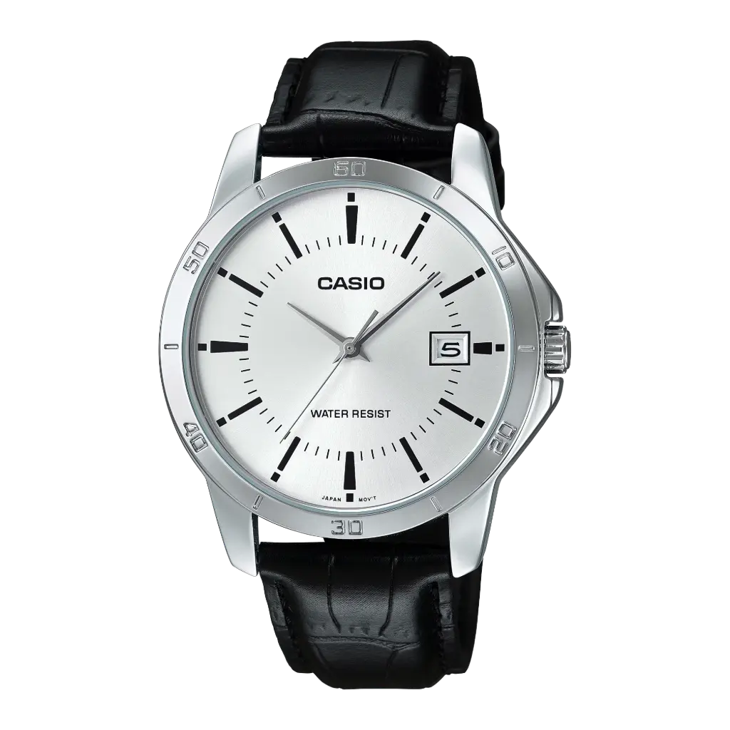 Casio Leather Band Watch MTP-V004L-7AUDF