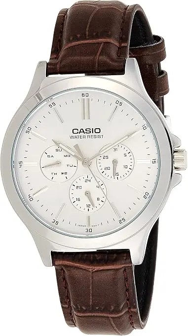 Casio Leather Band Watch MTP-V300L-7AUDF