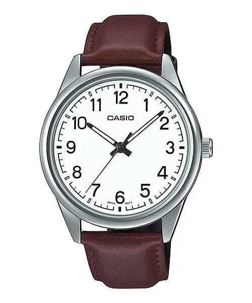 Casio Leather Band Watch MTP-V005L-7B4UDF