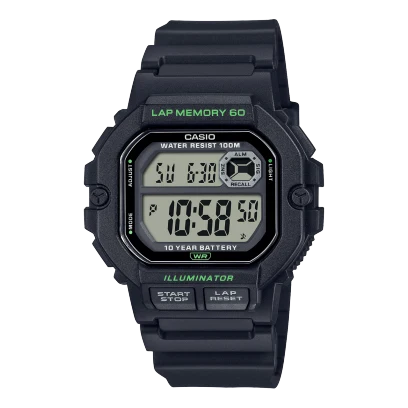 Casio Resin Band Watch WS-1400H-1AVDF