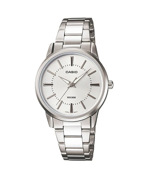 Casio Stainless Steel Triple-Fold Clasp Watch LTP-1303D-7AVDF