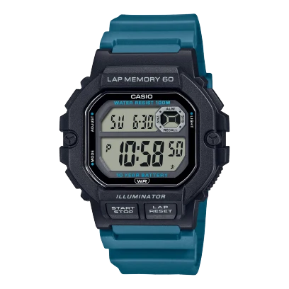 Casio Resin Band Watch WS-1400H-3AVDF