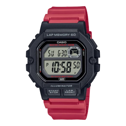 Casio Resin Band Watch WS-1400H-4AVDF