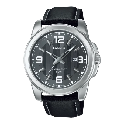 ساعة كاسيو بسوار جلد أصلي موديل MTP-1314L-8AVDF