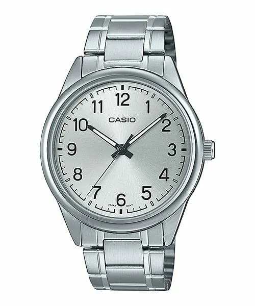 Casio Stainless Steel Triple-Fold Clasp Watch MTP-V005D-7B4UDF