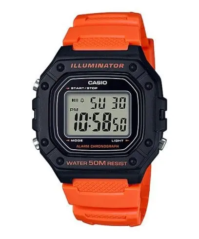 Casio Resin Band Watch W-218H-4B2VDF