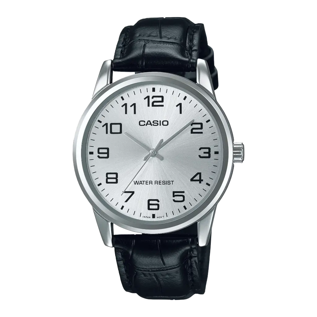 Casio Leather Band Watch MTP-V001L-7BUDF