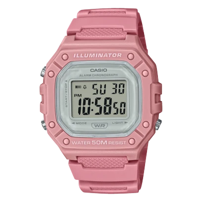 Casio Resin Band Watch W-218HC-4AVDF