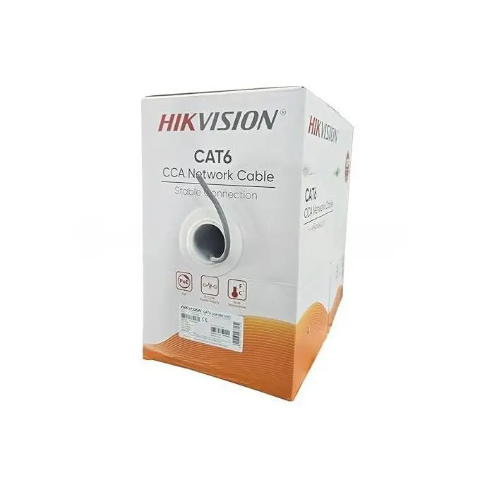 Hikvision CAT6 UTP Network Cable DS-1LN6U-W/CCA