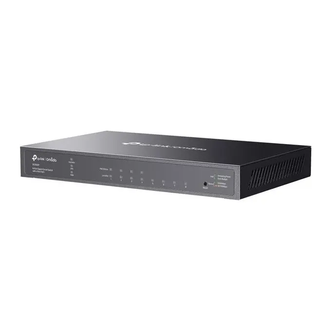 سويتش شبكة TP-Link TL-SG2008P بـ 8 منافذ مع PoE