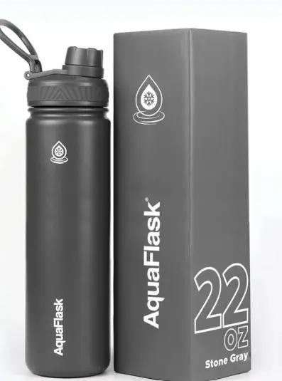 Aqua Flask Regular Water Bottle 650ml Stone Gray, Model AF-R27