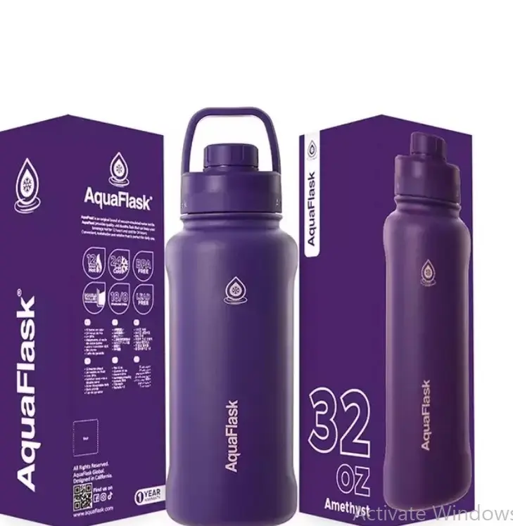 Aqua Flask Regular Water Bottle 32oz 946 ML Amethyst AF-T35