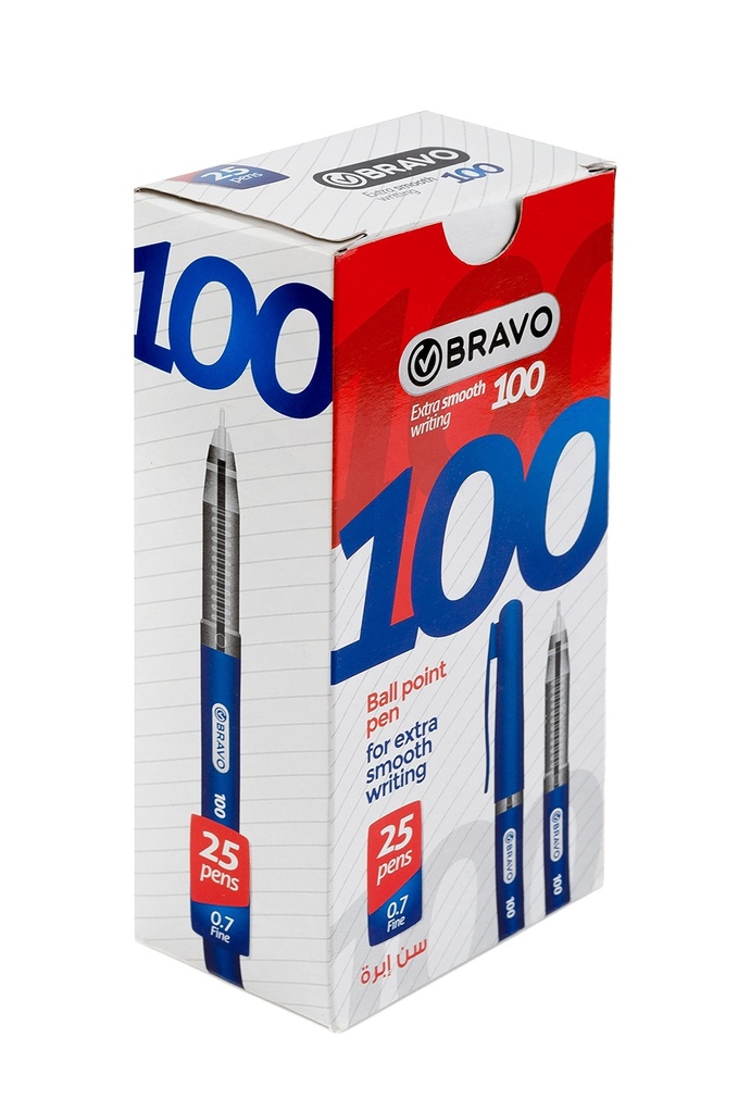 Bravo Ball Pen Bravo 100 - 25 Pen - Blue
