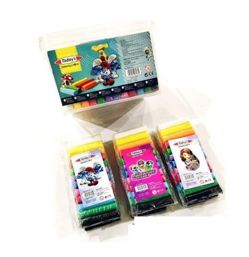 صلصال 12صابع 150جرام 12ق علبة باغ