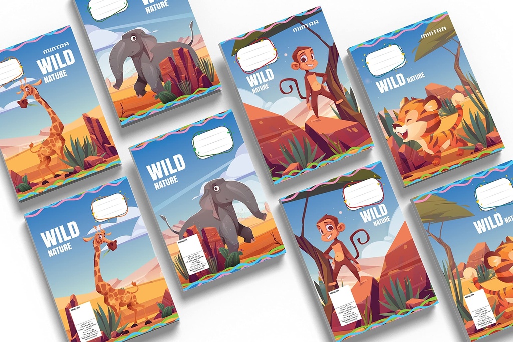 كشكول 60 ورقة كاروه مربعات 1سم  مقاس  16*22.5