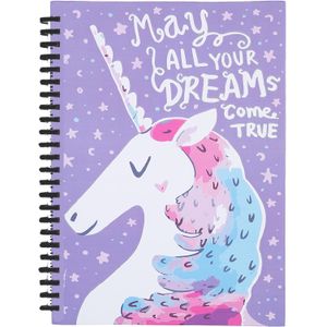 60-Sheet Lined Disney Notebook with Plastic Cover – A4
