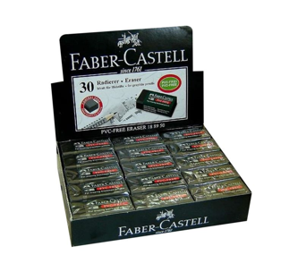 PCV Free صغيره استيكة فابر كاستل سوداء