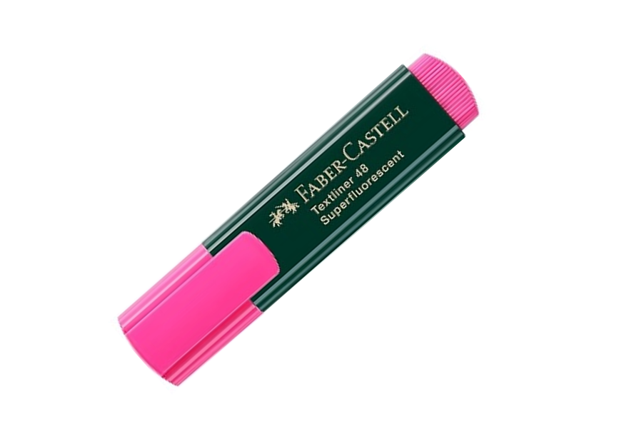 قلم هايلايتر فابر كاستل فوشيا فسفورى بالقطعه