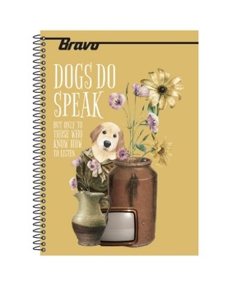 Bravo Notebook New 80 Sheets Medium 2 Plastic Cover