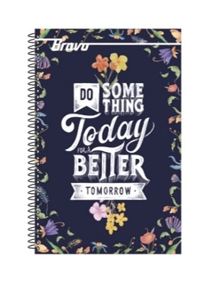 Bravo Notebook New 100 Sheets Large 2 Plastic Cover