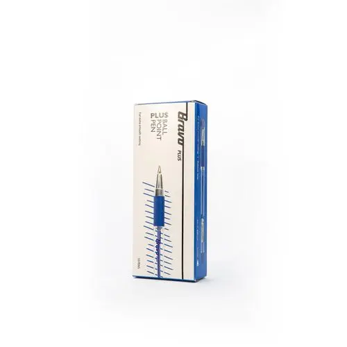 Bravo Plus Ballpoint Pen - (0.7 mm) - Blue - Pack of 10