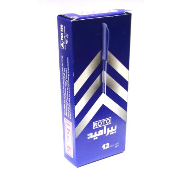  علبة 12 قلم روتو بيراميد ازرق