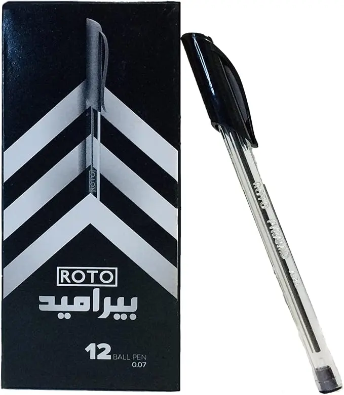 Roto 12-Piece Pen Set Box Roto Pyramid Black
