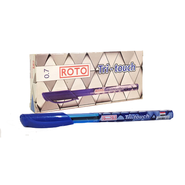  علبة 12 قلم روتو تراى تاتش  ازرق