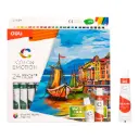 Deli Gouache Paints 24 Colors × 12ml
