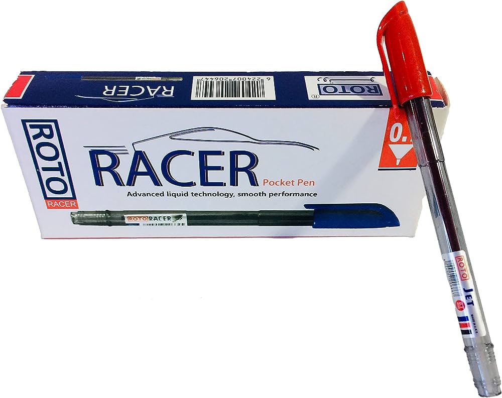  علبة 12 قلم روتو رايسر  احمر