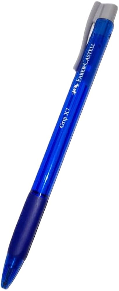 دسته 12 قلم جاف من فابر كاستل بسوسته ازرق .7