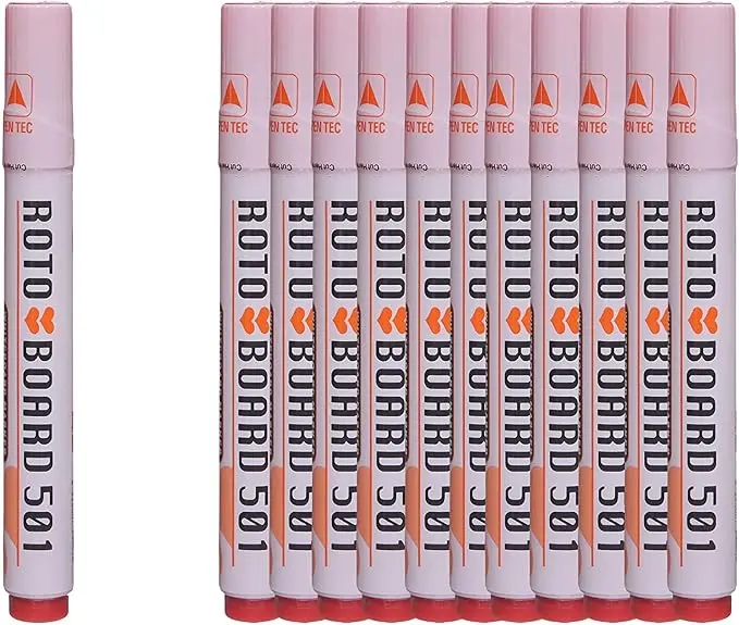 Roto 501 Whiteboard Marker – 12-Piece Set Red