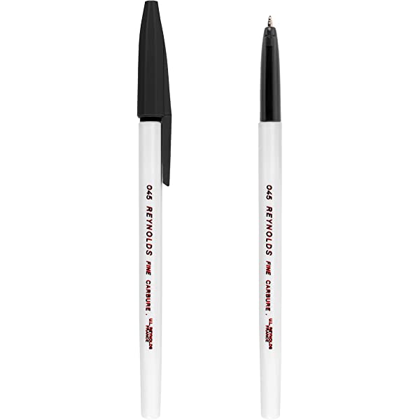 Reynolds 045 Black Pen, Box of 50