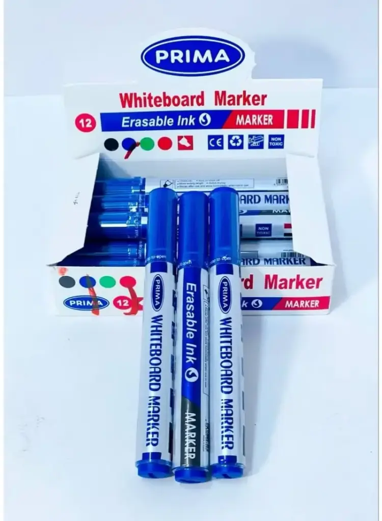 Prima Set 12 pen Prima White-board Blue
