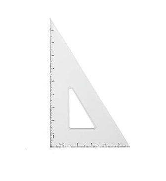 دستة مثلث كوين 36 قطعه شفاف