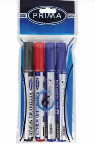 Prima Whiteboard Marker Set, Assorted