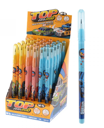 M&G AMPQ1680 36-Piece Multi-Color Pencil Display Stand