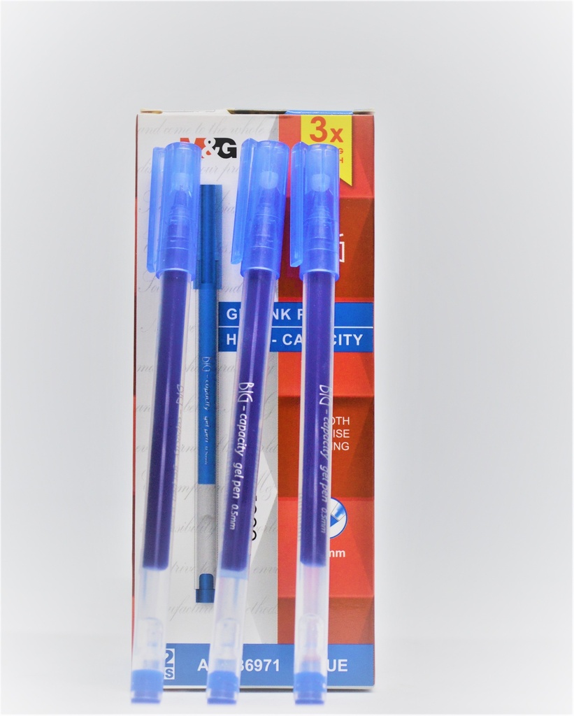 علبة قلم جل ازرق 12  قلم AGPB6971