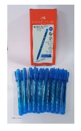 علبة 10اقلام جاف فيبر كاستل 1002 ازرق 