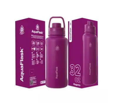 زجاجة مياه Aqua Flask سبورت 946 مل ماجنتا AF-V192