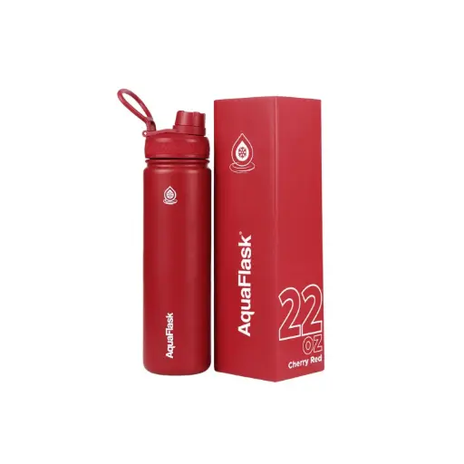 زجاجة مياه Aqua Flask 650 مل أحمر كرزي AF-R17