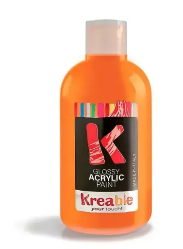 Italian Orange Acrylic Paint 500ml