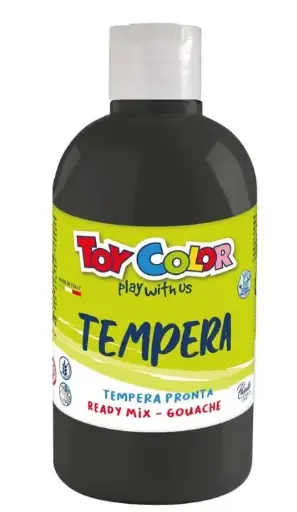 Italian Black Washable Gouache Paint 250ml