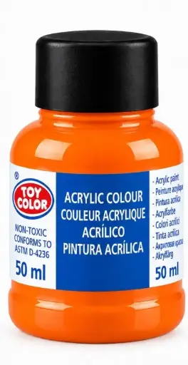 Italian Orange Acrylic Paint 50ml
