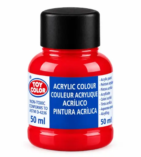 Italian Dark Red Acrylic Paint 50ml