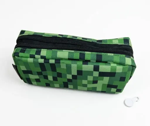 Pixel Squares Pencil Case - Polyester PM24423