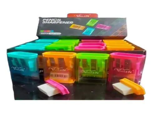 Yalong 2-Hole Sharpener with Eraser & Mirror